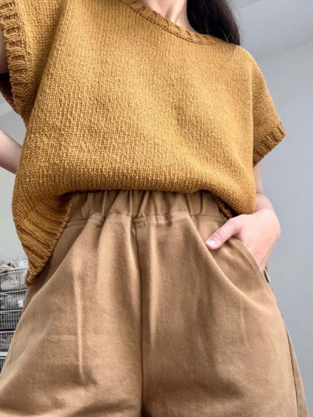Le bon shoppe Arc pants tobacco sm